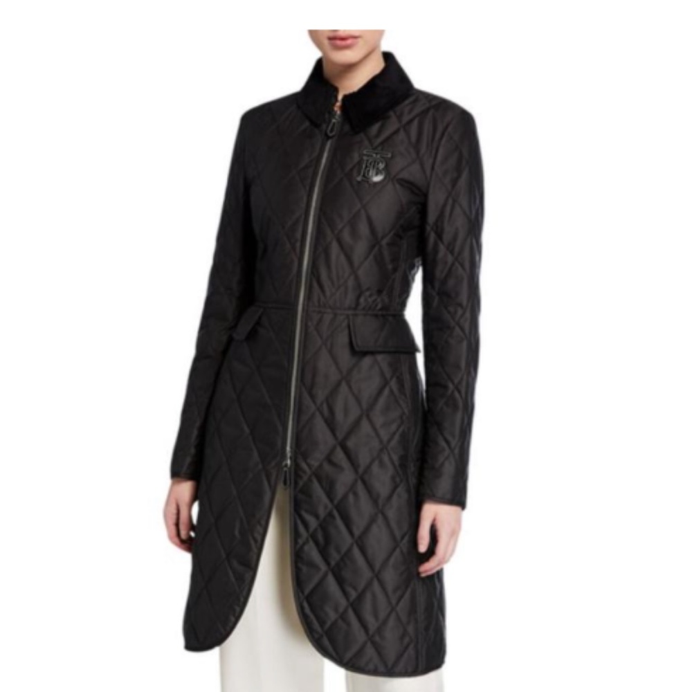 Burberry London Authentic Quilted Equestrian Ongar Jacket Size L